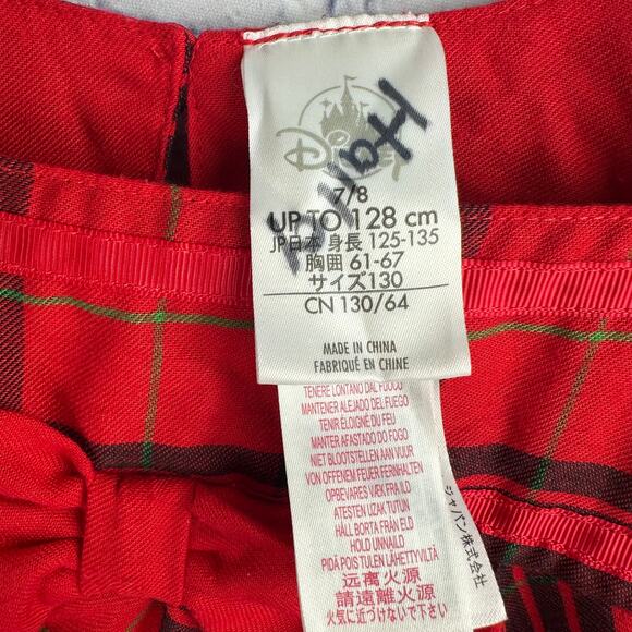 Disney Store Minnie Mouse Long Sleeve Christmas Nightgown Pajama Girl Med 7/8 - Picture 4 of 10